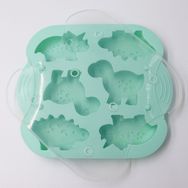 Tulip Kitchenware Dinozor Biçimli Silikon Yeşil Kek Kalıbı