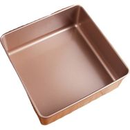 Tulip Kitchenware Kalınlaştırılmış Kare Karbon Çeliği Rose Gold Kek Kalıbı