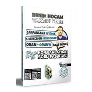 Tüm Adaylar İçin Taktiklerle Çarpanlara Ayırma Denklemler Oran Orantı Konu Anlatımlı Soru Fasikülü - Benim Hocam Yayınları