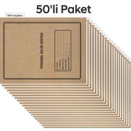 Tunakart 4 Yapraklı 50'li Paket Metal Askılı Personel Özlük Dosyası