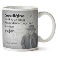 Tuncel Kurtiz Sevdiğine Sadık Kalan Baskılı Kupa