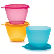 Tupperware 3'lü Renkli Buzdolabı Kapları