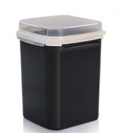 Tupperware 5.5 lt Siyah Özel Kare Saklama Kabı