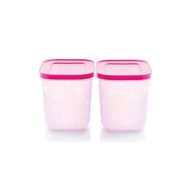 Tupperware Alaska 2x1.1 lt Pembe Saklama Kabı Seti