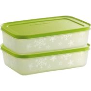 Tupperware Alaska 2x1 lt Yeşil Saklama Kabı