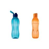 Tupperware Eko Şişe 750 ml Mavi ve Turuncu Suluk