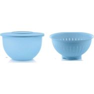 Tupperware Eko Süzgeçli 4,3 lt Buz Mavisi Saklama Kabı