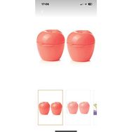 Tupperware Elma 2'li Saklama Kabı