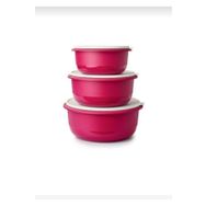 Tupperware Fuşya 3'lü Miksim Saklama Kabı