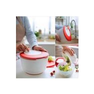 Tupperware Kırmızı Salata Kurutucu ve Saklama Kabı
