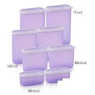 Tupperware Lila 8'li Oval Saklama Kabı