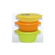 Tupperware Mikro 3'lü Renkli Saklama Kabı
