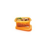 Tupperware Mikrodalga 1 lt Papaya Bölmeli Dikdörtgen Saklama Kabı