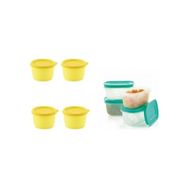 Tupperware Minik 6x125 ml Sarı Saklama Kabı