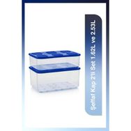 Tupperware Şeffaf 2'li 1.62-2.53 lt Saklama Kabı