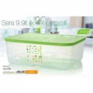 Tupperware Sera 9.9 lt Yeşil Saklama Kabı