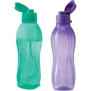 Tupperware Yeşil Mor Eko Şişe 750 ml Mint 2'li Suluk
