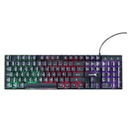 Turbox Maxvalue RB-105K USB Kablolu Rainbow Gaming Standart Q Rainbow Aydınlatma Klavye