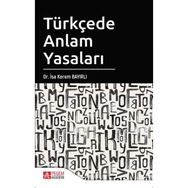 Türkçede Anlam Yasaları - İsa Kerem Bayırlı