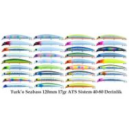 Turko Seabass TR-58 120 mm 17 gr ATS Sistem Rapala Maket Balık