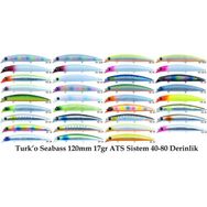 Turko Seabass TR-65 120 mm 17 gr ATS Sistem Rapala Maket Balık