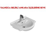 Turkuaz 066000-U 55x47 cm Cerastyle Nil Etajerli Lavabo