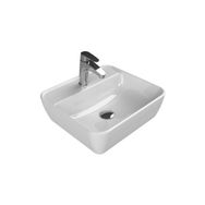 Turkuaz 076300-U 46x42 cm Cerastyle One Tezgah Üstü Batarya Delikli Lavabo