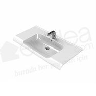 Turkuaz Anova Etajerli 100 cm Lavabo