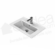Turkuaz Arte Etajerli 55 cm Lavabo