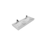 Turkuaz Cerastyle Sharp 120x48 cm Etajerli Lavabo