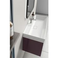 Turkuaz Cerastyle Sharp 80 cm Etajerli Lavabo