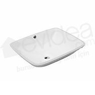 Turkuaz City Tezgah Altı 55 cm Lavabo