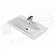 Turkuaz Elite Etajerli 80 cm Lavabo