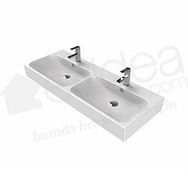 Turkuaz Pinto Çift Gözlü 120 cm Lavabo