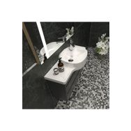 Turkuaz Seramik 100x37.5 cm Cerastyle Harmony Etajerli Lavabo