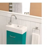 Turkuaz Seramik 25x50 cm Batarya Soldan Delikli Cerastyle City Lavabo