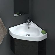 Turkuaz Seramik 46x46 cm Turkuaz Cerastyle Arda Köşe Mini Lavabo