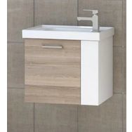 Turkuaz Seramik 50x28 cm Cerastyle Frame Mini Lavabo Step Banyo Dolabı