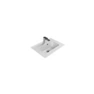 Turkuaz Seramik 50x36 cm Cerastyle Blue Etajer Uyumlu Damlalıklı Lavabo