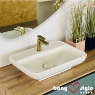 Turkuaz Seramik Cerastyle Lal 60 cm Tezgah Üstü Çanak Lavabo