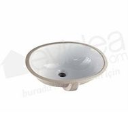 Turkuaz Tezgah Altı 55 cm Lavabo