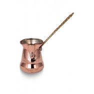 Turna Bakır TURNA1203-1 No: 4 Sultan Kırmızı Makine Dövme İnce Pirinç Kulp Cezve
