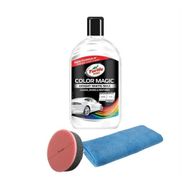 Turtle Wax 500 ml Renk Yenileyici Beyaz Cila+Sünger+Bez