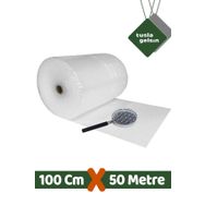 Tuşla Gelsin 100 cm 50 mt Kalın Havalı Balonlu Ambalaj Naylonu