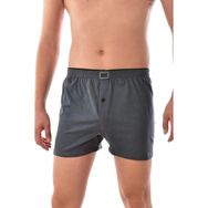 Tutku 0117 Penye Düz 6'lı Füme Erkek Boxer