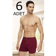 Tutku Elit 1101 Havlu Bel Penye 6 Adet Gri Erkek Boxer