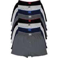 Tutku Karışık Renk Penye Havlu Bel 8'li Erkek Boxer