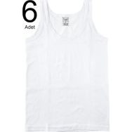 Tutku TUT01246 6 Adet Erkek Çocuk Beyaz Atlet