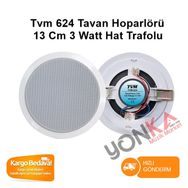 TVM 624 Hat Trafolu Alçıpan Tavan Hoparlörü