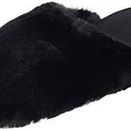 Twigy YY0449 Larisa Peluş Siyah Kadın Terlik